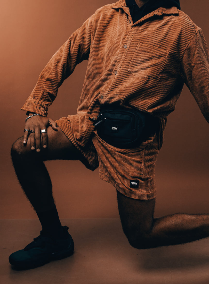 Camisa Cotelê Casual (Mostarda)