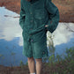 Short Cotelê Verde
