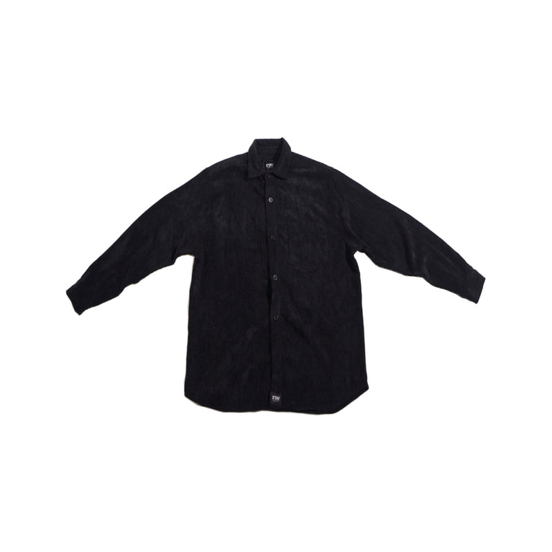 Camisa Cotelê Casual (Preto)