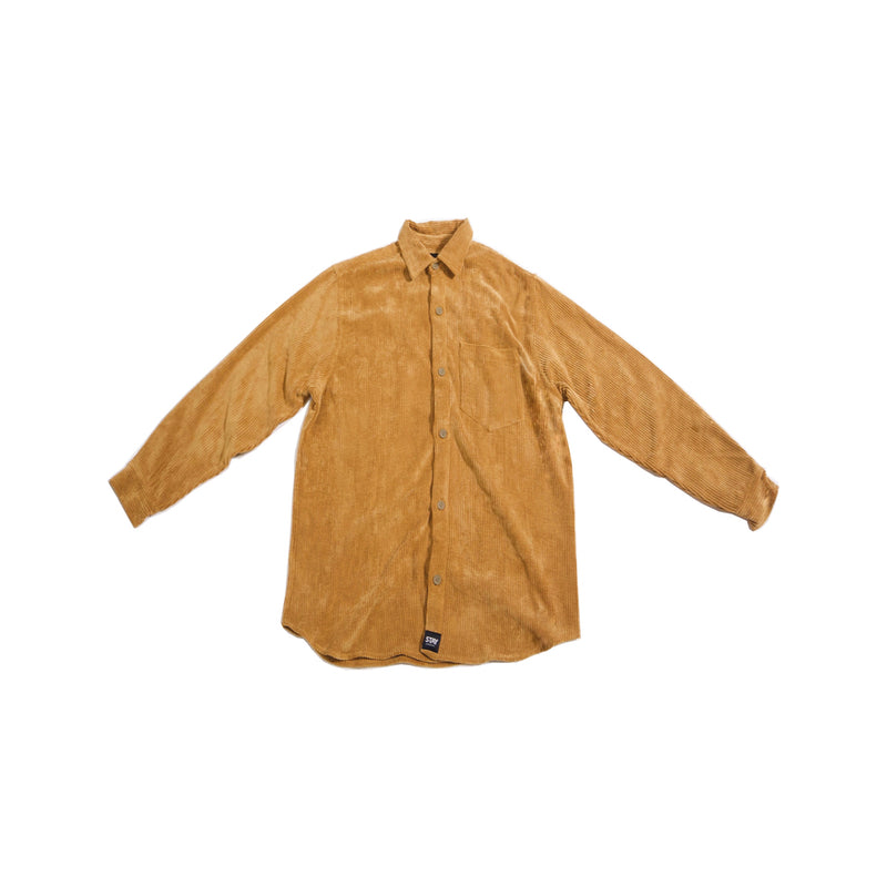 Camisa Cotelê Casual (Mostarda)