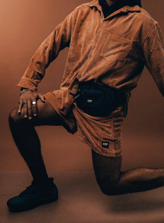 Kit Monocromático Cotelê (Camisa + Short)